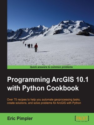 cover image of Programming,ArcGIS 10.1 with Python Cookbook